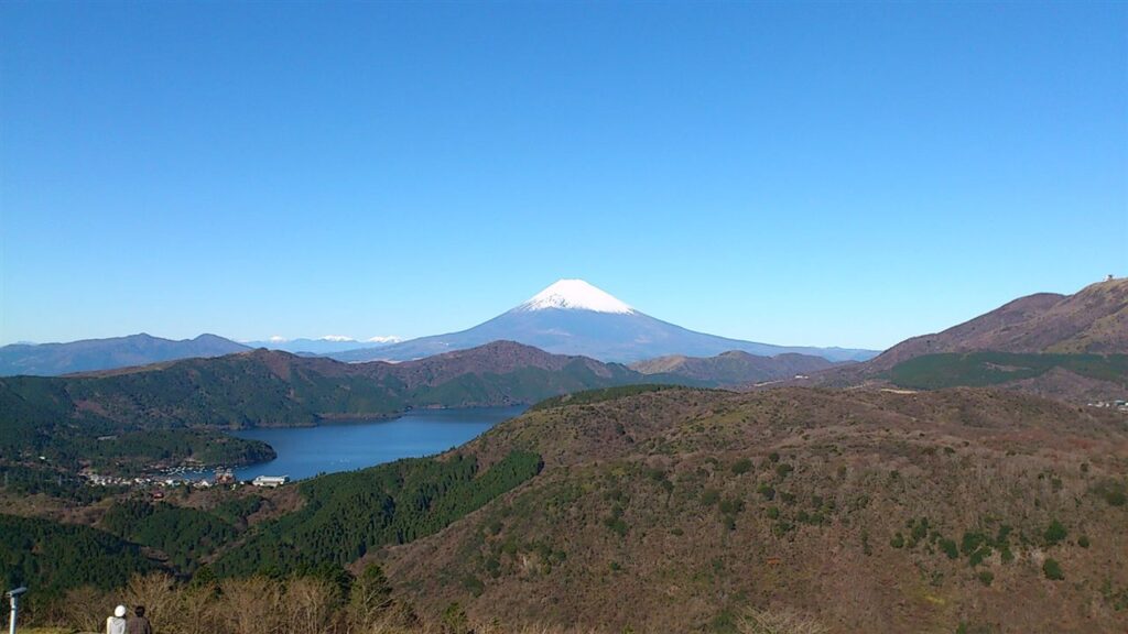 箱根から見た富士山