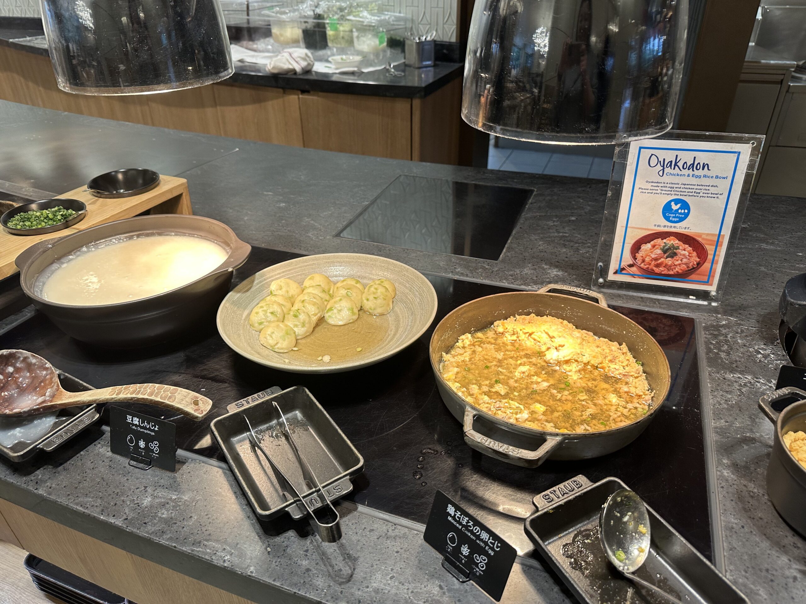ヒルトン東京ベイ朝食ビュッフェのメニュー例