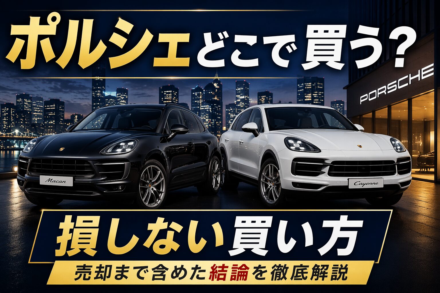 ポルシェはどこで買うのが正解？