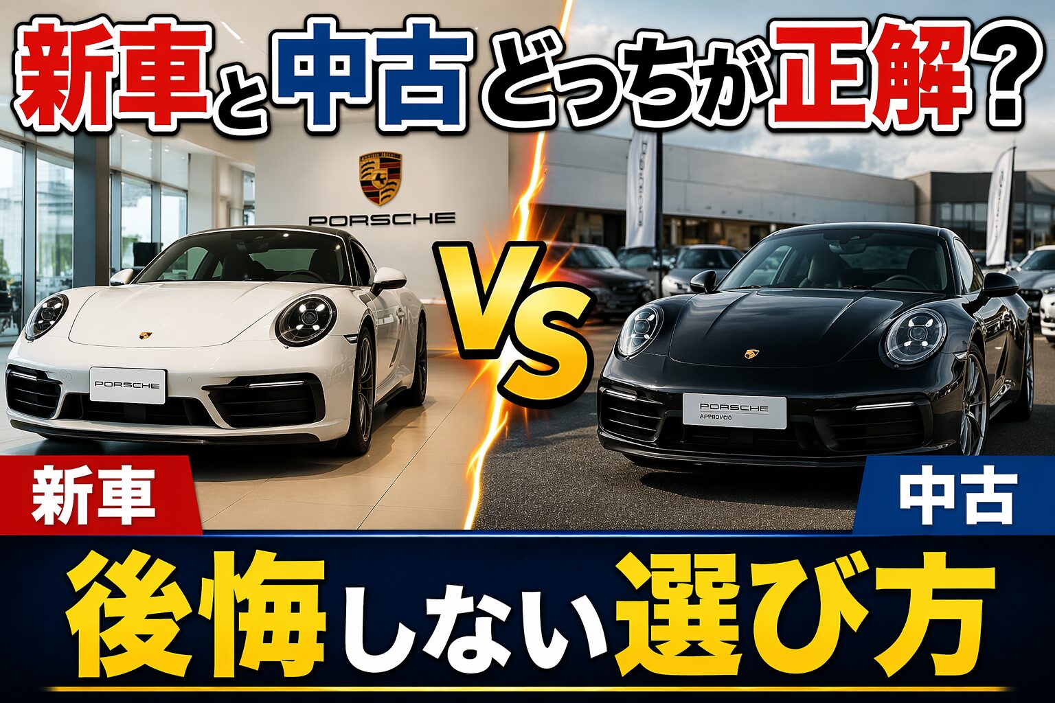 ポルシェは新車と中古どっちが正解か