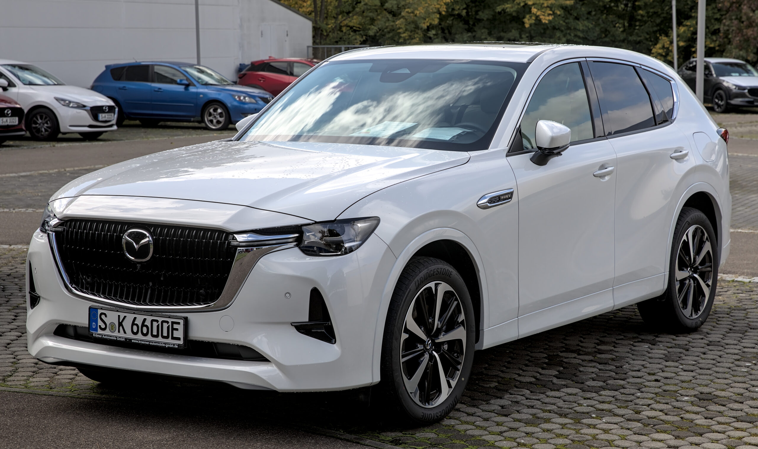 マツダ CX-60 PHEVのサイドプロフィール