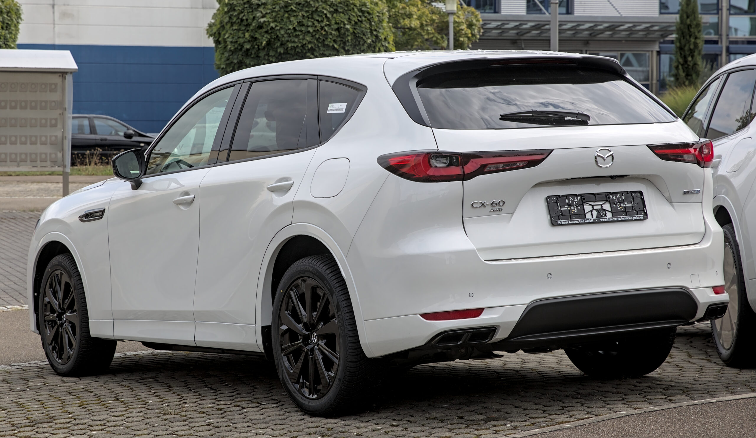 マツダCX-60 PHEVのリアビュー