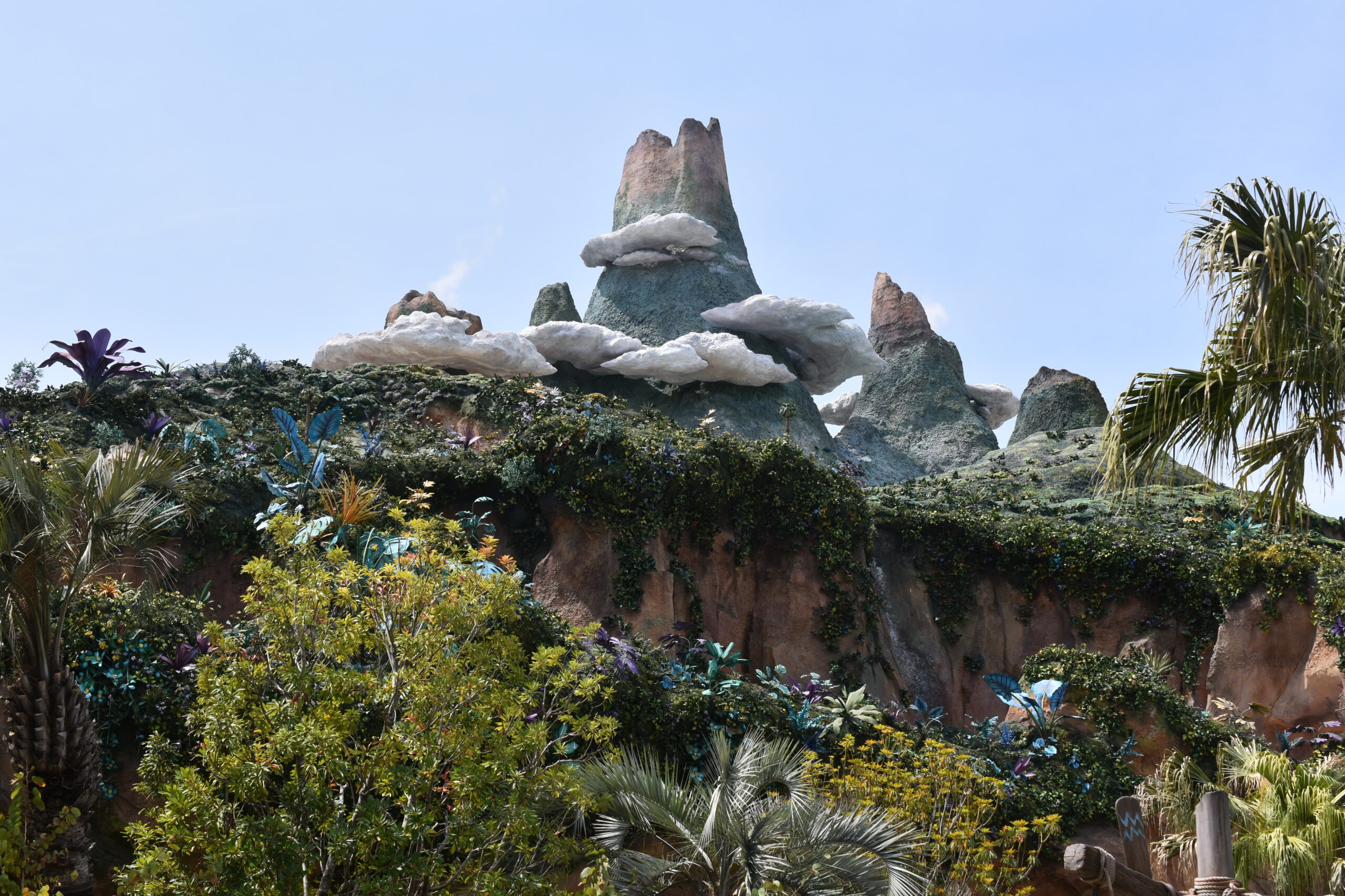 ファンタジースプリングスのピーターパンのネバーランドの景観