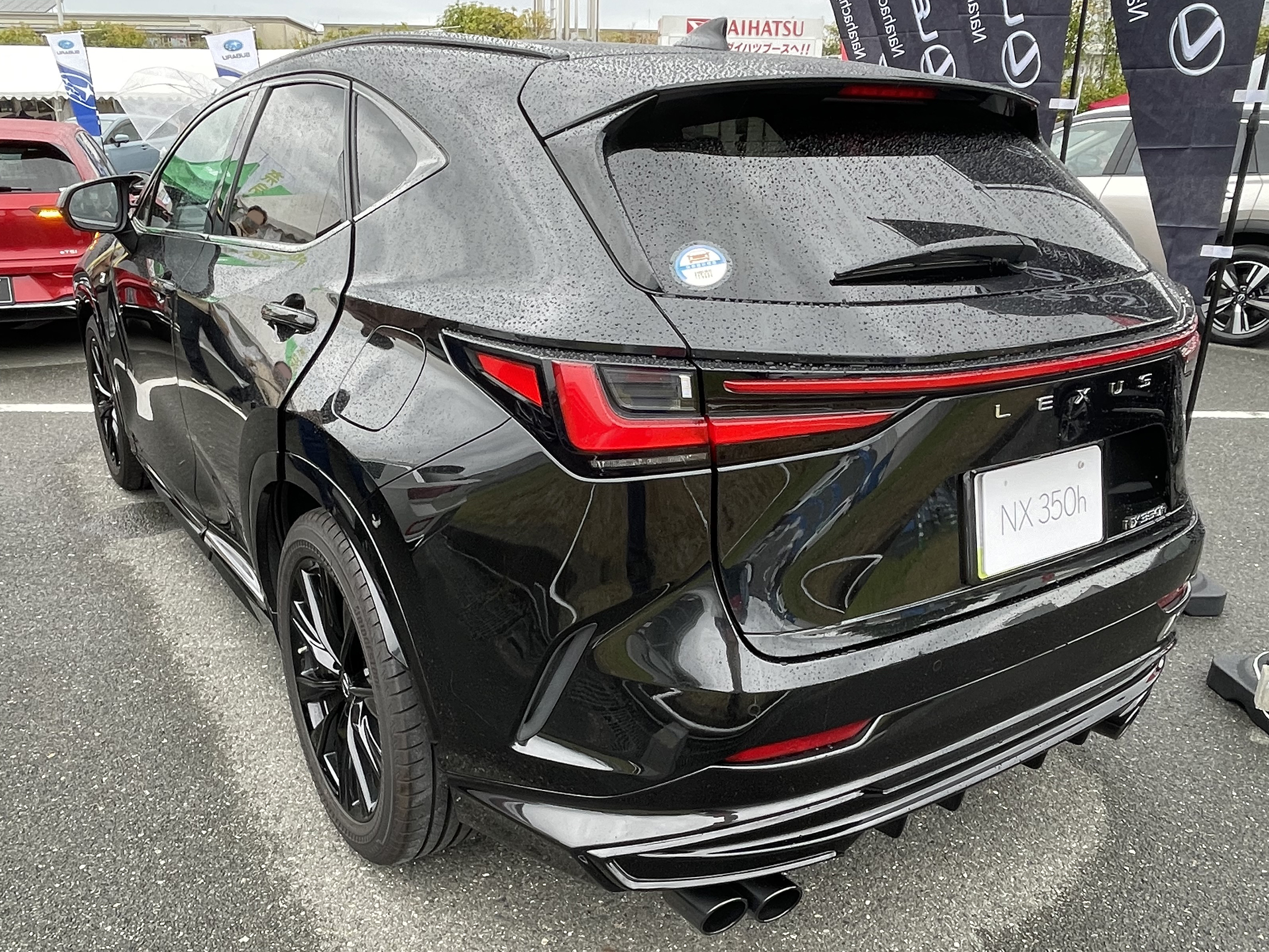 レクサスNX350h F SPORT 2WDのリア外観